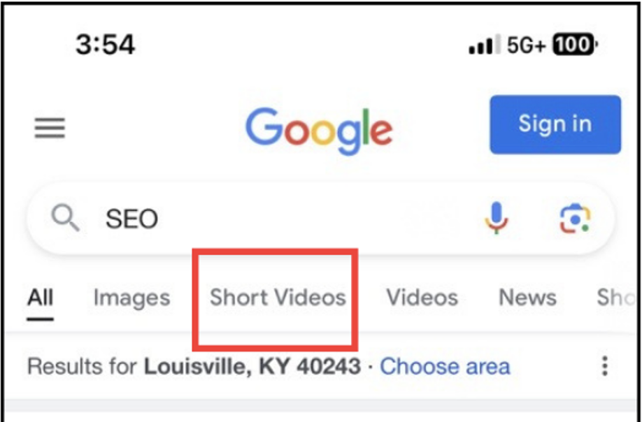 Google short videos
